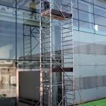 Aluminum scaffolding