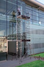 Aluminum scaffolding