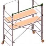 Aluminum scaffolding
